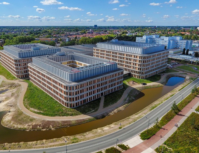 Luchtfoto Amphia Ziekenhuis in Breda