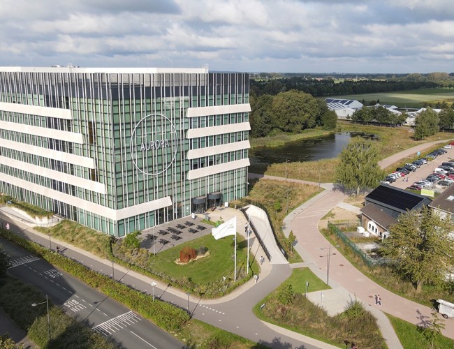 Luchtfoto WUR Wageningen