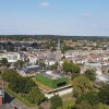 Luchtfoto concertgebouw Musis Arnhem